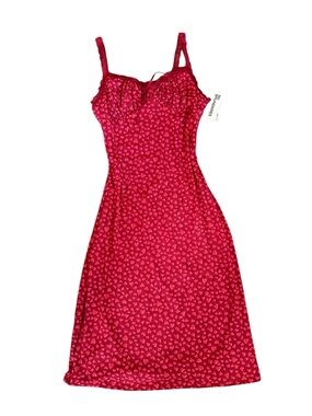 NWT Red Heart Lace trim Slip Dress